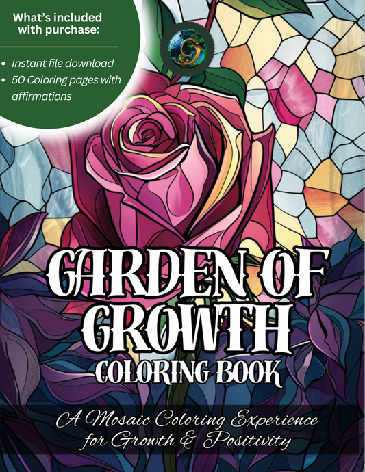 Garden of Growth: A Mosaic Coloring Experience for Growth and Positivity